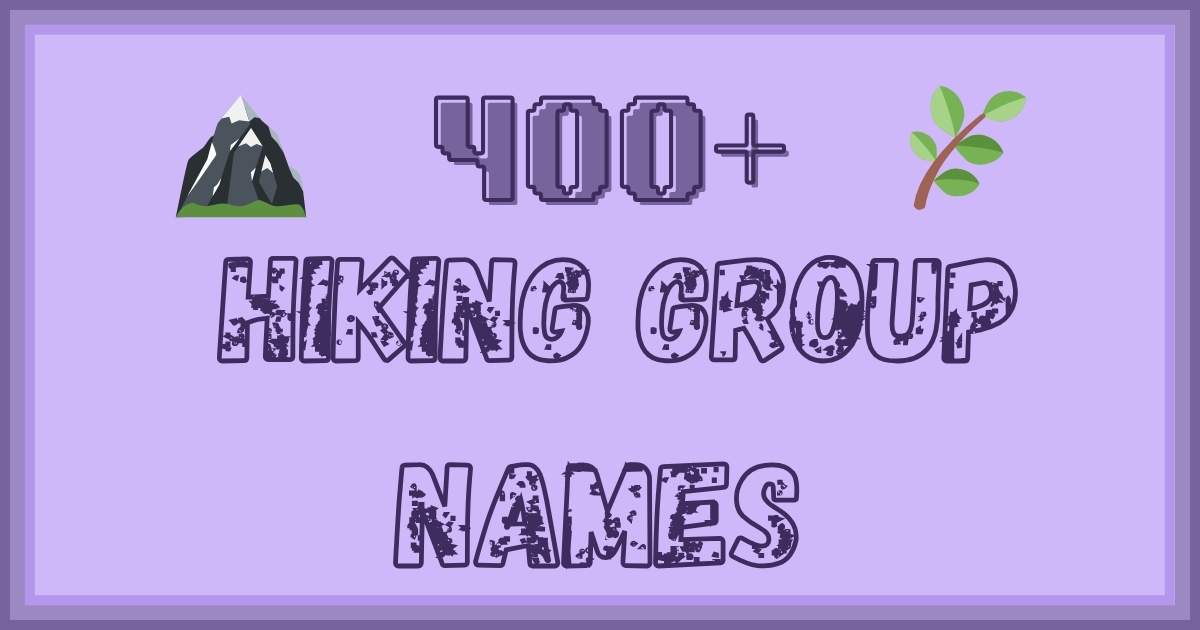 Hiking Group Names