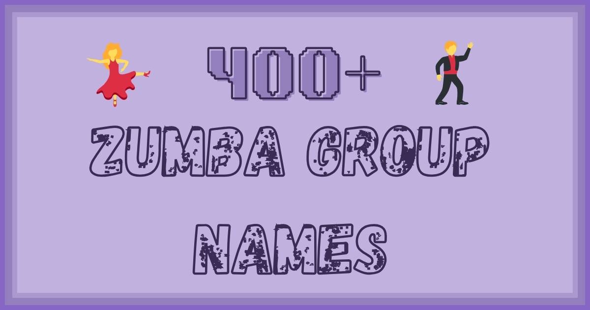 Zumba Group Names