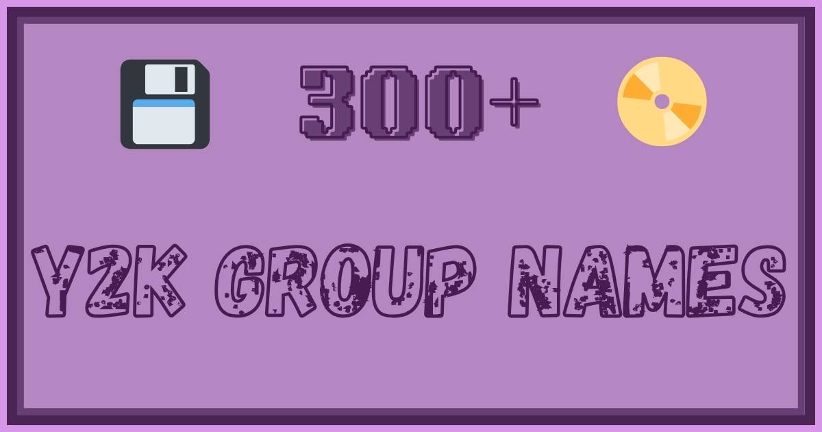 Y2k Group Names
