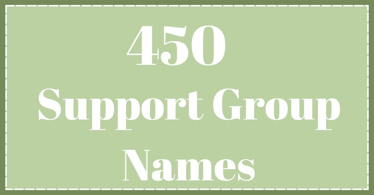 Support Group Names