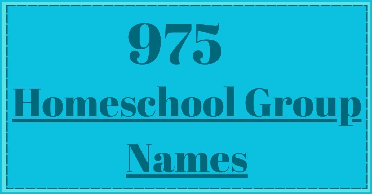 Homeschool Group name