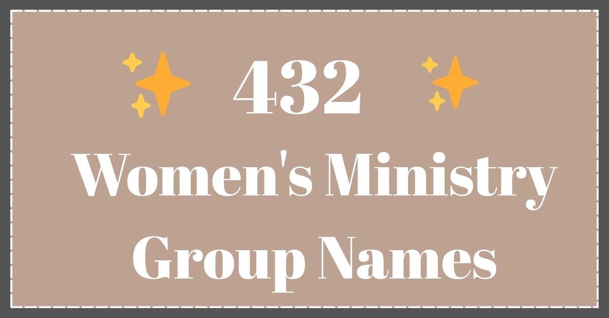 Women's Ministry Group Names
