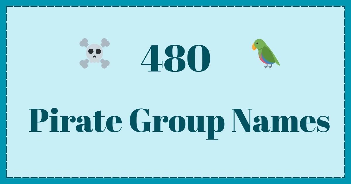 Pirate Group Names